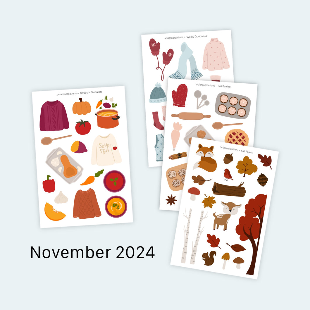 November 2024 Planner Bundle