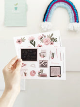 Load image into Gallery viewer, Sophisticated Florals Math Sticker Sheet
