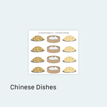 Load image into Gallery viewer, Chinese Dishes Icons Sticker Sheet
