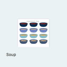 Load image into Gallery viewer, Soup Icons Sticker Sheet
