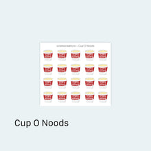 Load image into Gallery viewer, Cup O Noods Icons Sticker Sheet
