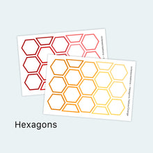 Load image into Gallery viewer, Hexagon Stickers // Colour Options
