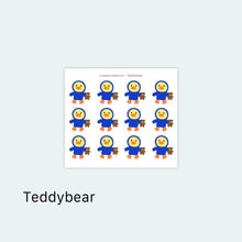 Load image into Gallery viewer, Teddybear Planner Stickers
