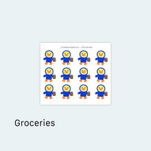 Load image into Gallery viewer, Groceries Planner Stickers
