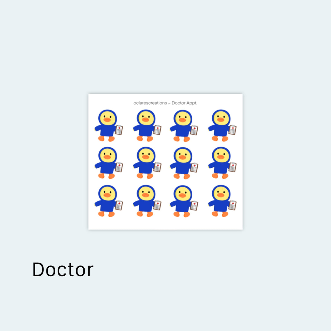 Doctor Planner Stickers