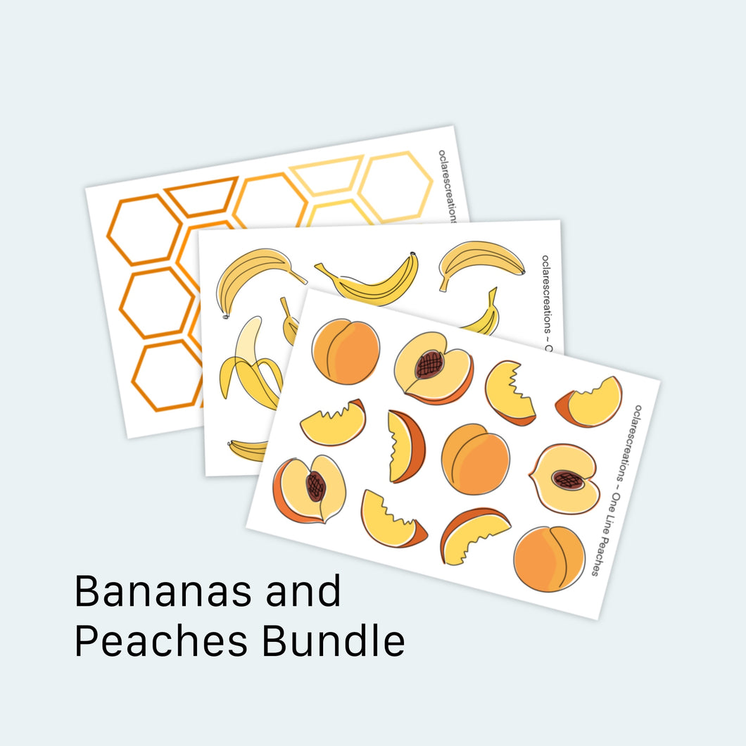 Bananas and Peaches Bundle