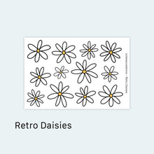 Load image into Gallery viewer, Retro Daises Stickers
