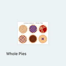 Load image into Gallery viewer, Whole Pies Icons Sticker Sheet
