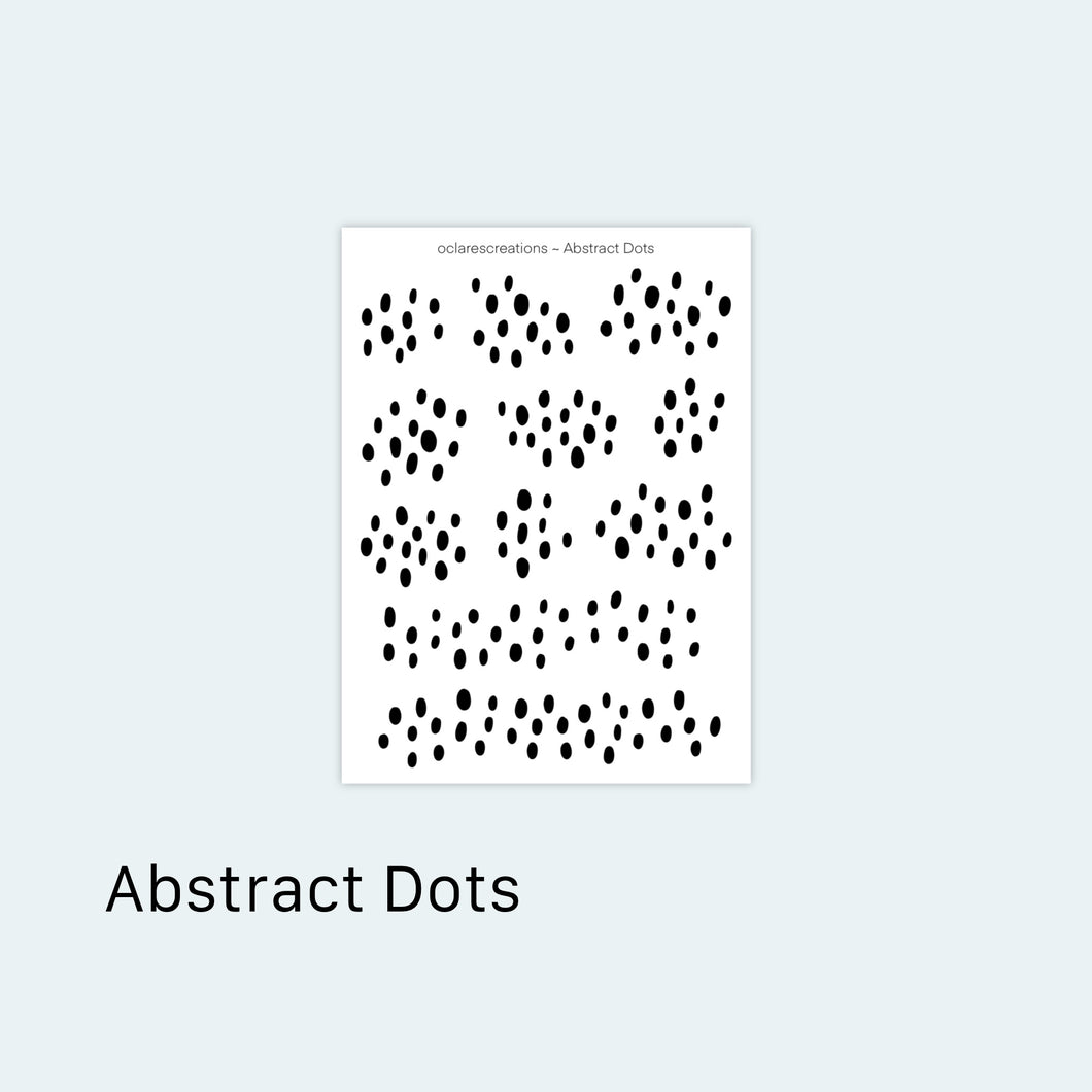 Abstract Dots Sticker Sheet