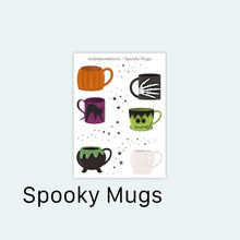 Load image into Gallery viewer, Spooky Mugs Stickers
