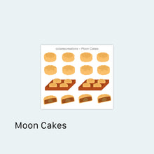 Load image into Gallery viewer, Moon Cakes Icons Sticker Sheet
