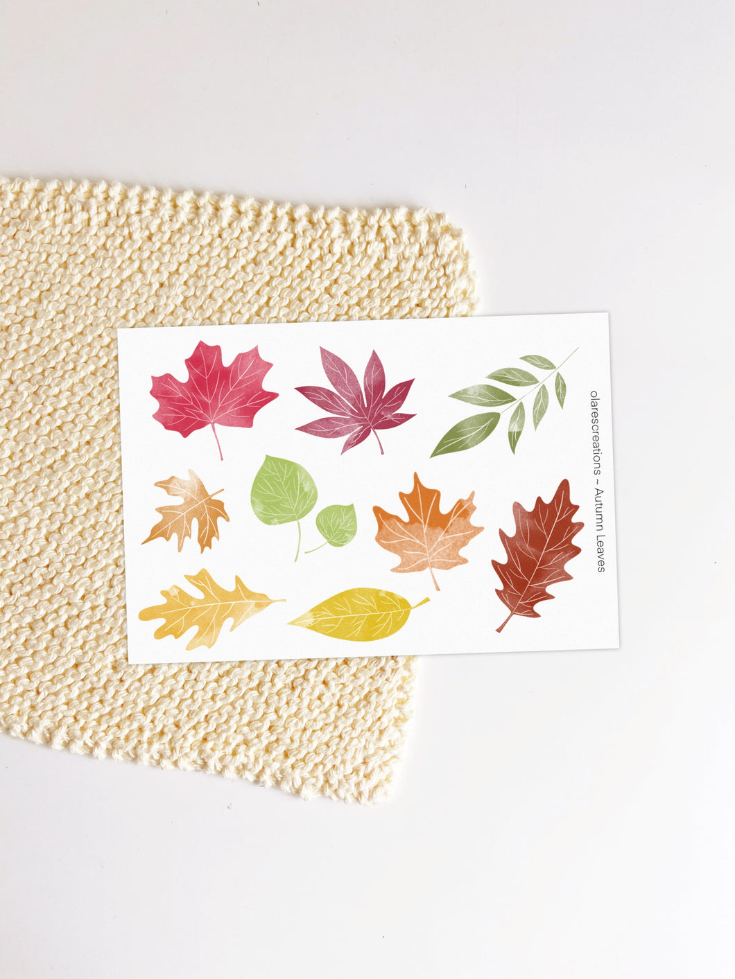 Autumn Leaves Stickers