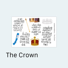 Load image into Gallery viewer, The Crown Sticker Sheet
