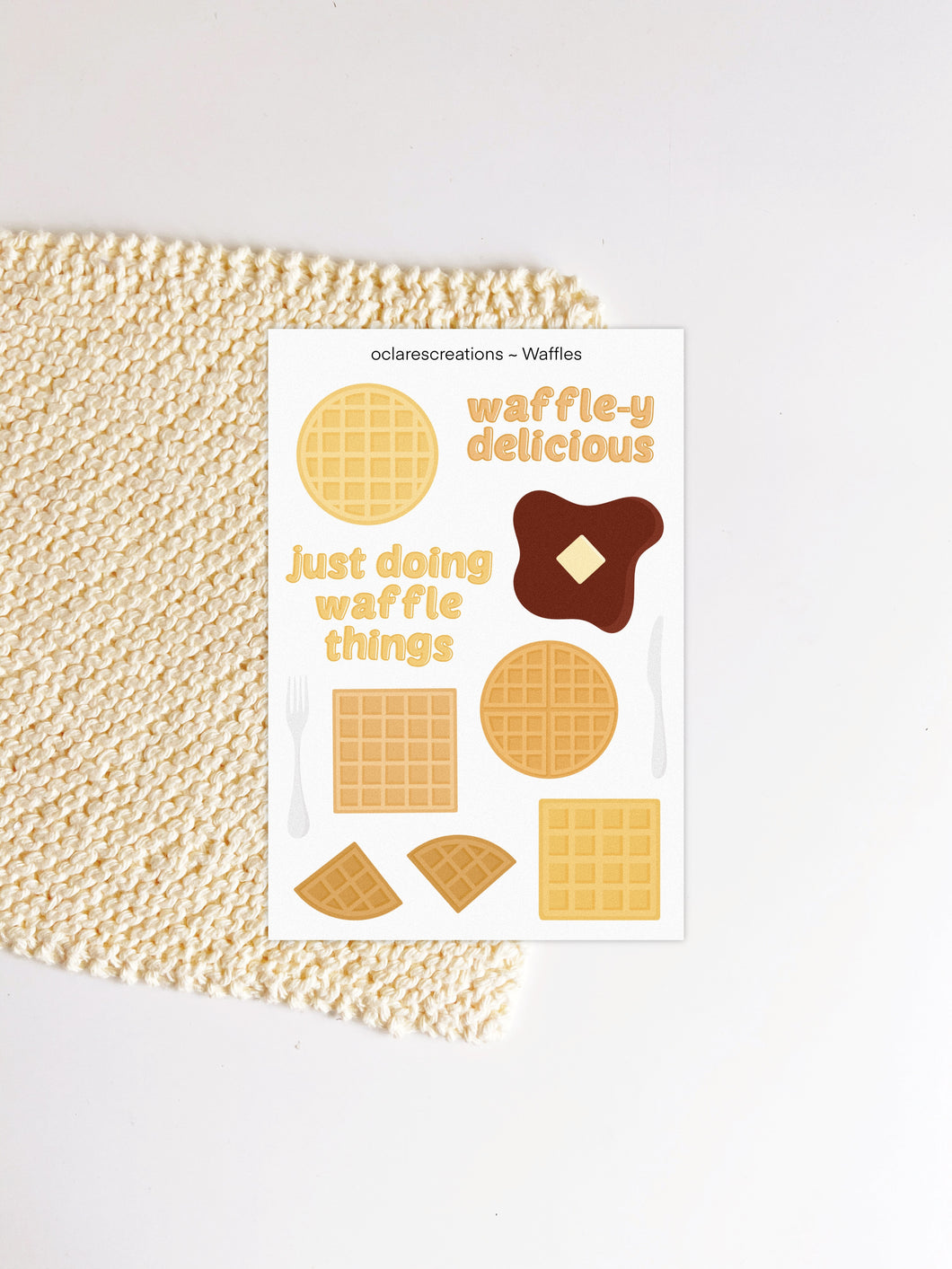 Waffles Stickers