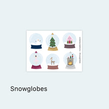 Load image into Gallery viewer, Snow Globes Sticker Sheet
