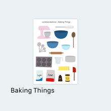 Load image into Gallery viewer, Baking Things Sticker Sheet
