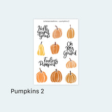 Load image into Gallery viewer, Pumpkins 2 Stickers
