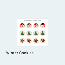 Load image into Gallery viewer, Winter Cookies Icons Sticker Sheet
