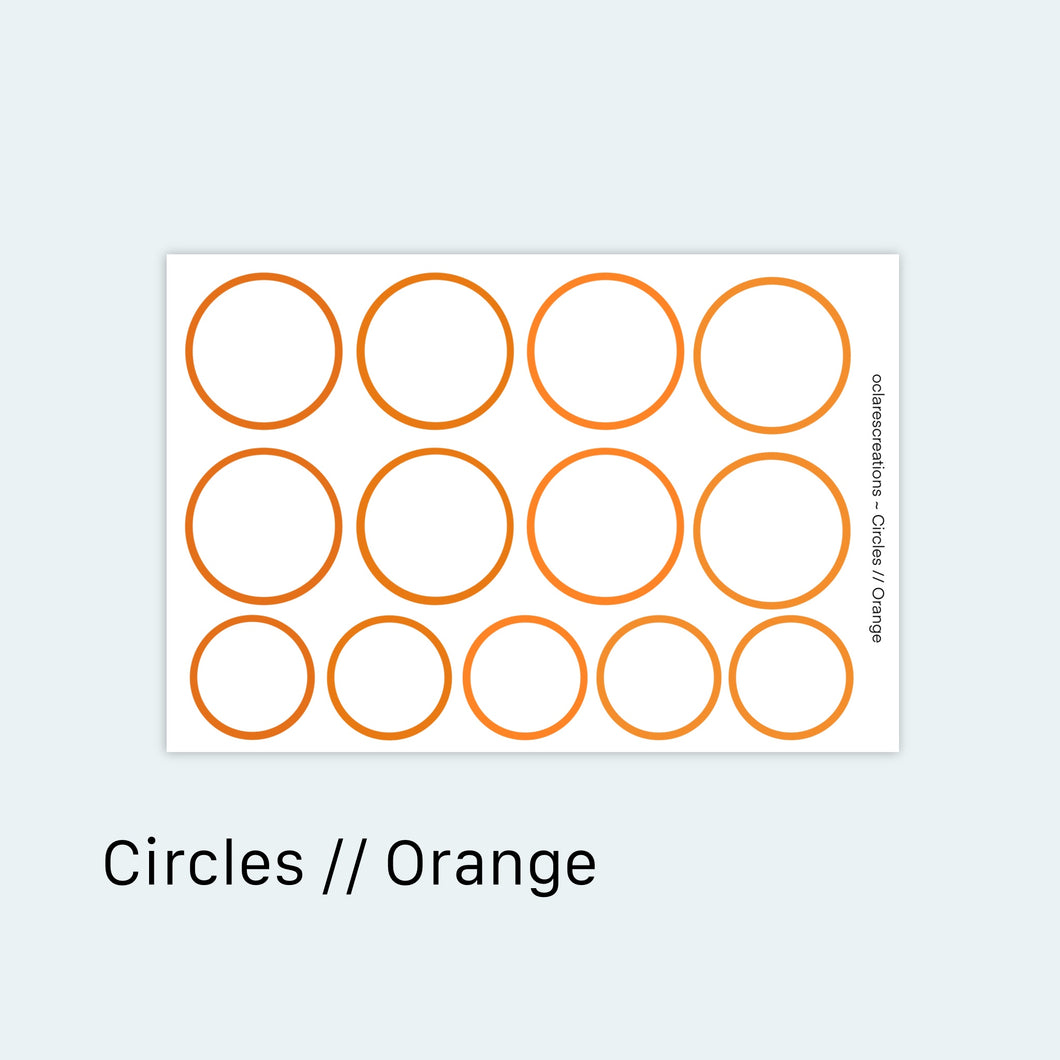 Circles // Orange