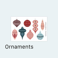 Load image into Gallery viewer, Ornaments Sticker Sheet
