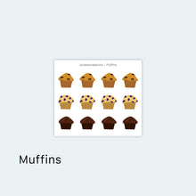Load image into Gallery viewer, Muffins Icons Sticker Sheet
