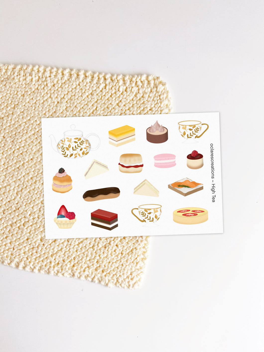 High Tea Stickers