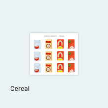 Load image into Gallery viewer, Cereal Icons Sticker Sheet
