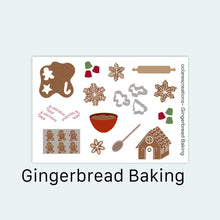 Load image into Gallery viewer, Gingerbread Baking Sticker Sheet
