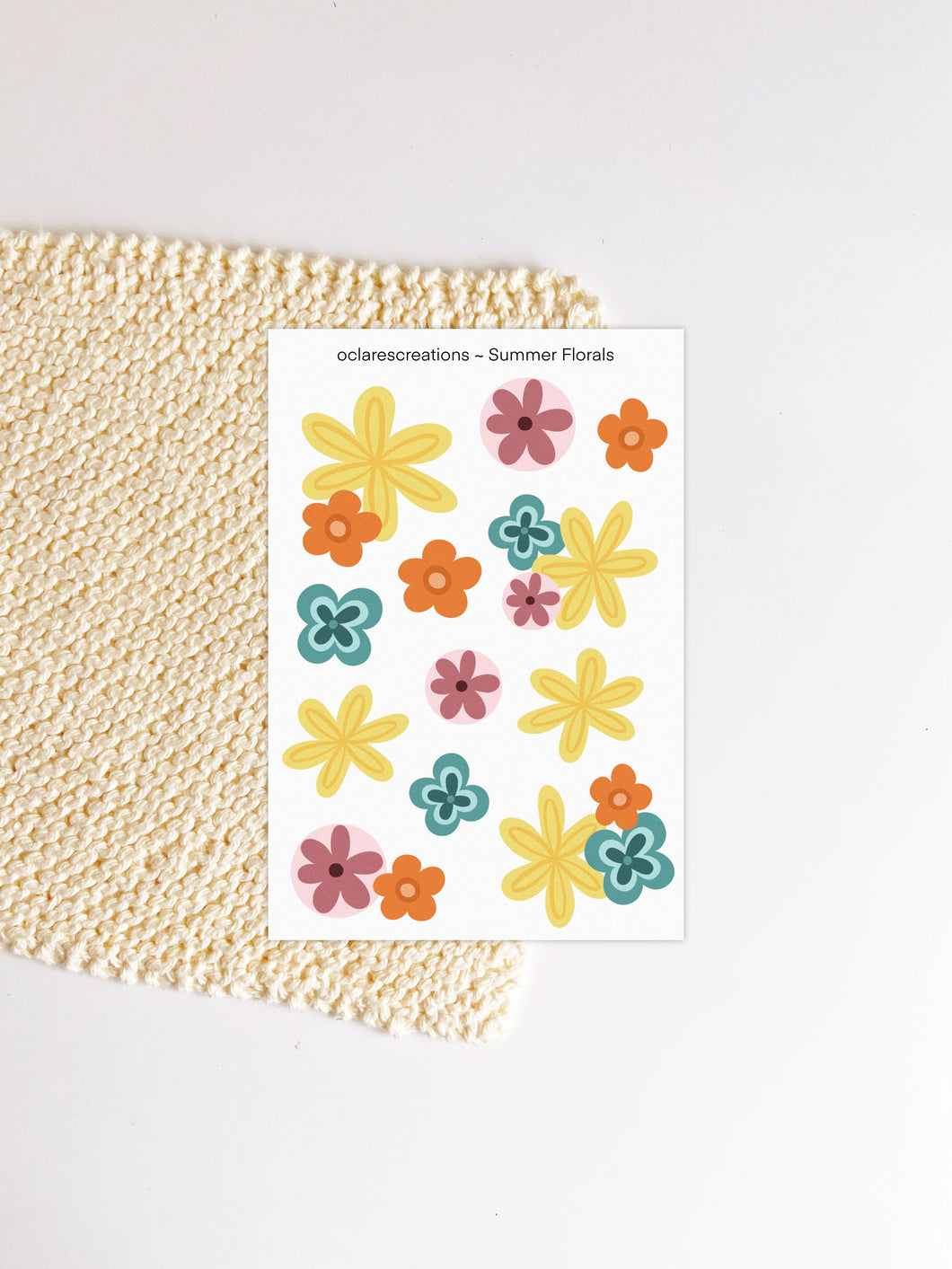 Summer Florals Stickers